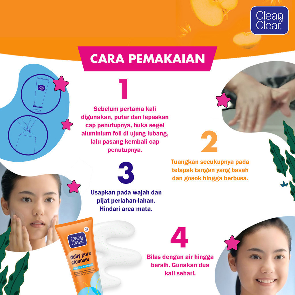 Clean & Clear Cleanser - Daily Pore 100gr