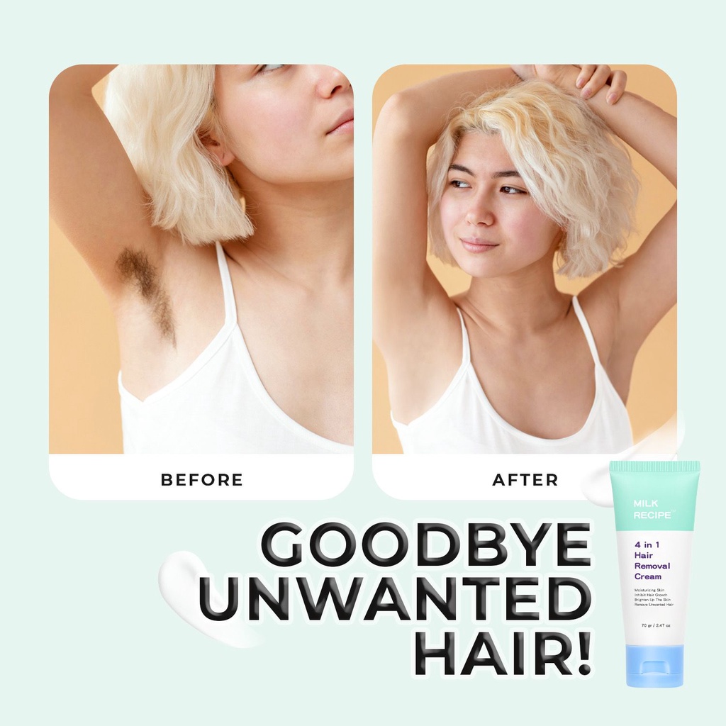 Milk Recipe 4in1 Hair Removal Cream 70gr