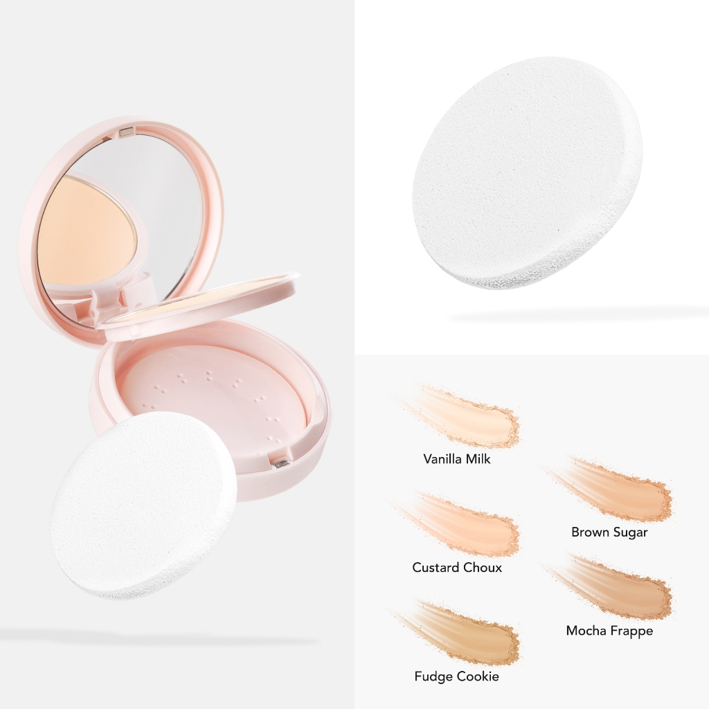 Sea Makeup Acne Cover & Smooth Two Way Cake 9gr - Brown Sugar