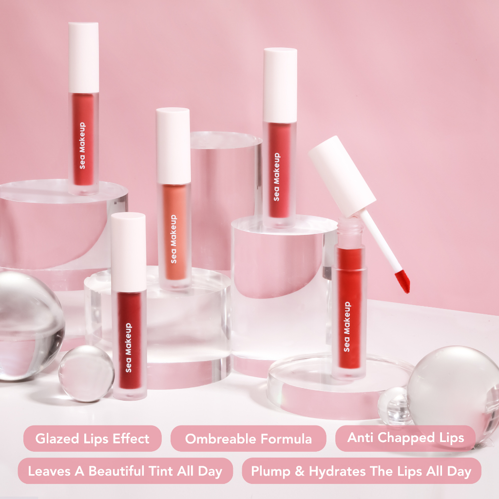 Sea Makeup Slick Cover Jelly Tint 3,2ml - Rosey Crumble