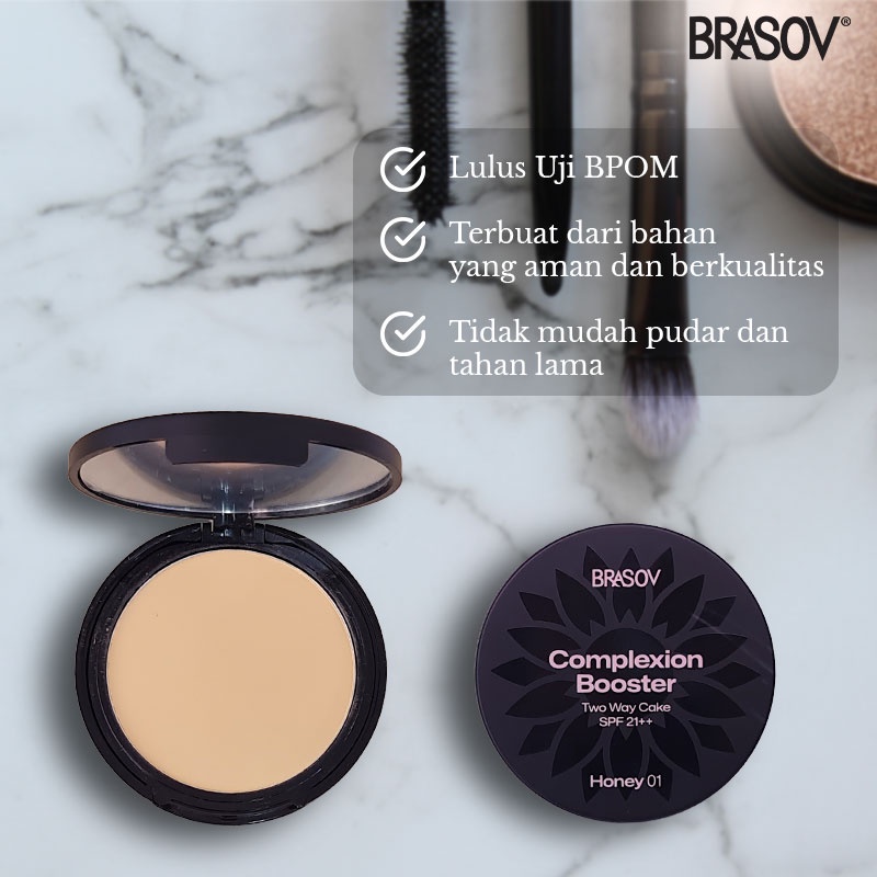 Brasov Complexion Booster Two Way Cake SPF21++ 8,5gr - 03 Milo