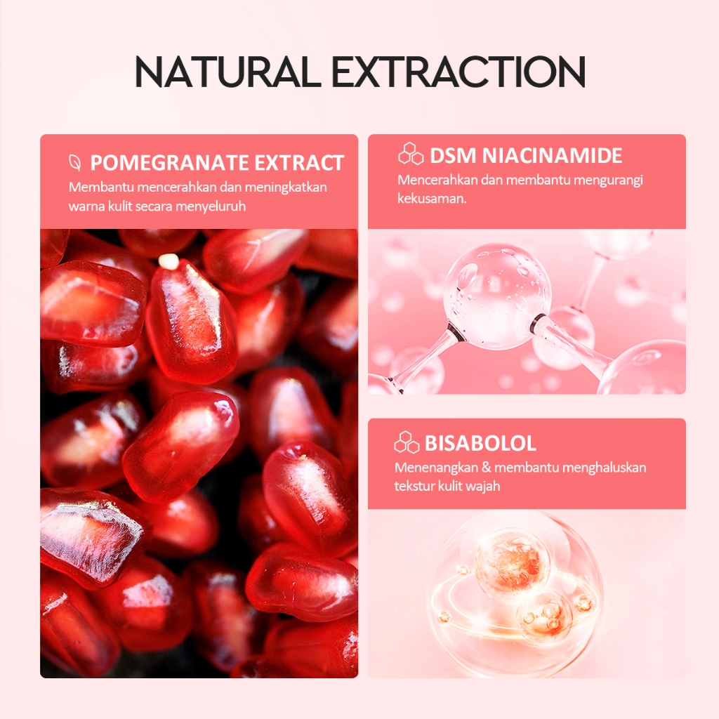 Glad 2 Glow Clay Stick - Pomegranate Niacinamide Brightening 25gr