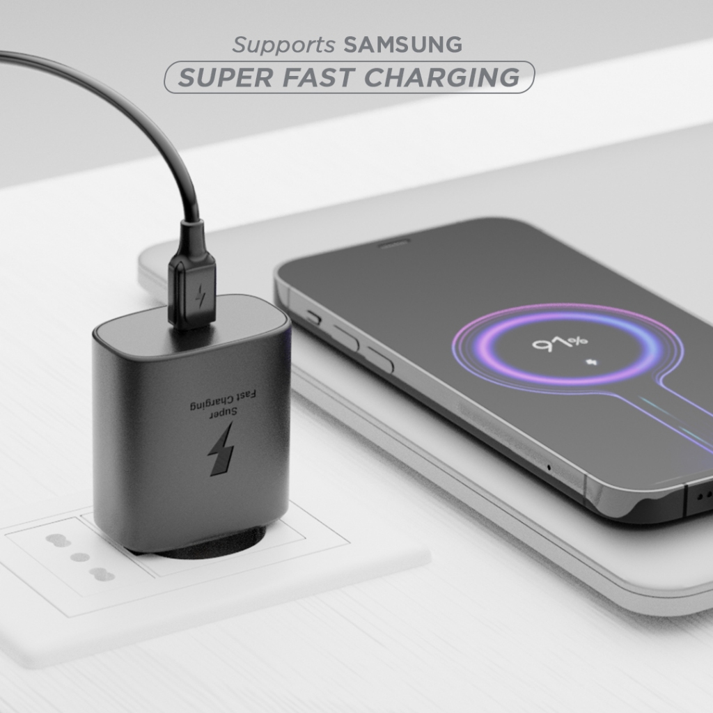 Titon Gen2 Travel Charger Samsung 25W + Kabel Type-C to Type-C