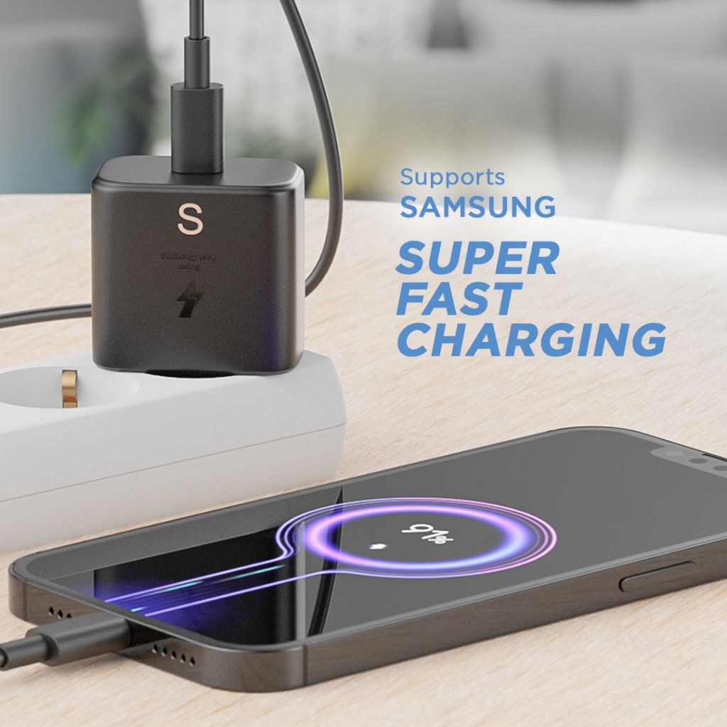 Titon Gen2 Travel Charger Samsung 45W + Kabel Type-C to Type-C