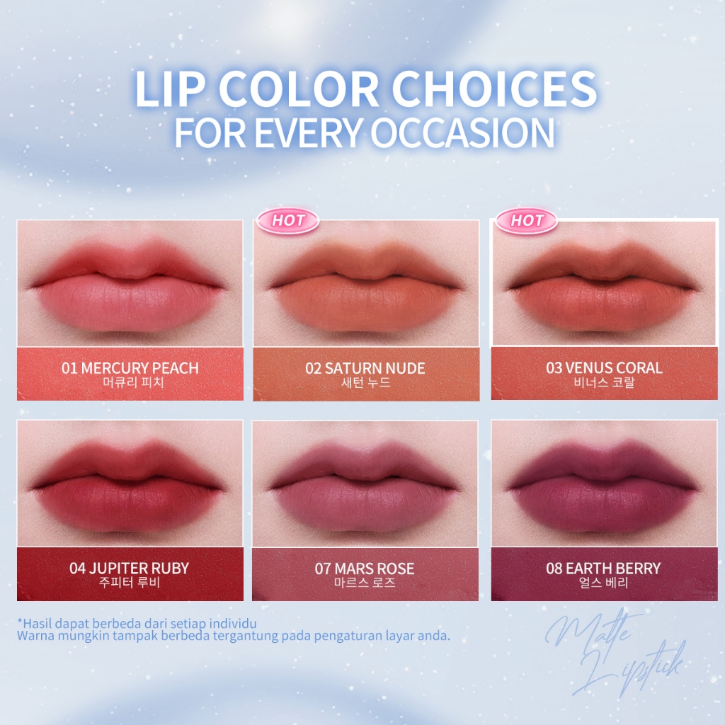BNB Barenbliss No Gravity Transferproof Matte Lipstick 3gr - 04 Jupiter Ruby