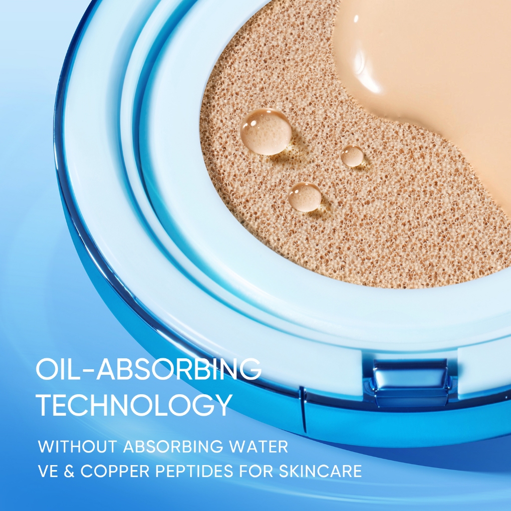 Skintific Perfect Stay Velvet Matte Cushion - 02 Ivory