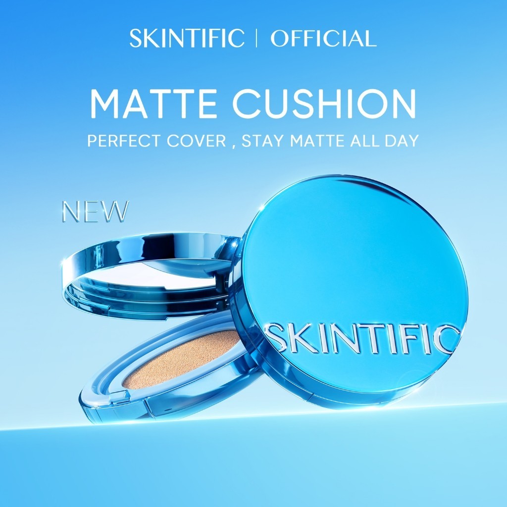 Skintific Perfect Stay Velvet Matte Cushion - 04 Beige