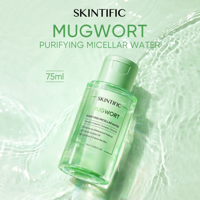 Skintific Mugwort Purifying Micellar Water 75ml (KECIL)