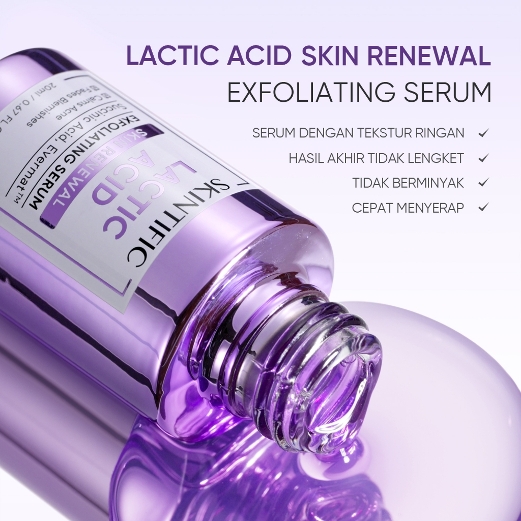 Skintific Lactic Acid Skin Renewal Exfoliating Serum 20ml