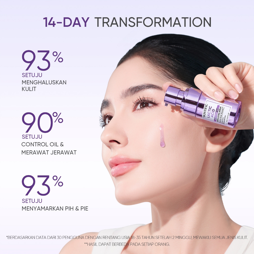 Skintific Lactic Acid Skin Renewal Exfoliating Serum 20ml