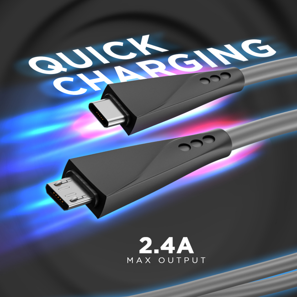 Inbox Kabel Data Toples - KT01 Quick Charge Type-C 3.0