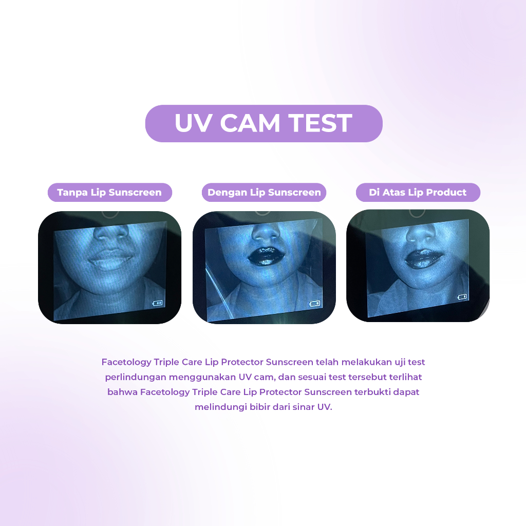 Facetology Triple Care Lip Protector Sunscreen 5ml - Unflavor