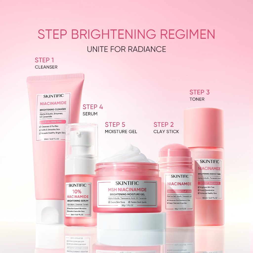 Skintific Niacinamide Bright Boost Clay Stick 40gr