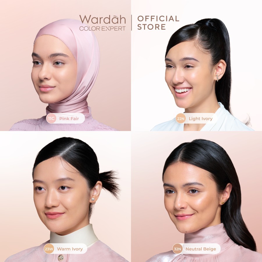 Wardah Colorfit Perfect Glow Cushion REFILL 15gr - 11C Pink Fair