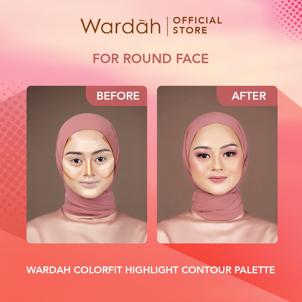 Wardah Colorfit Highlight Countour Palette 10.2gr - 01 Light