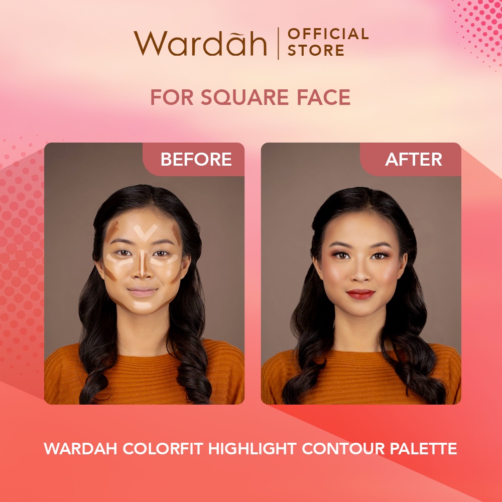 Wardah Colorfit Highlight Countour Palette 10.2gr - 01 Light