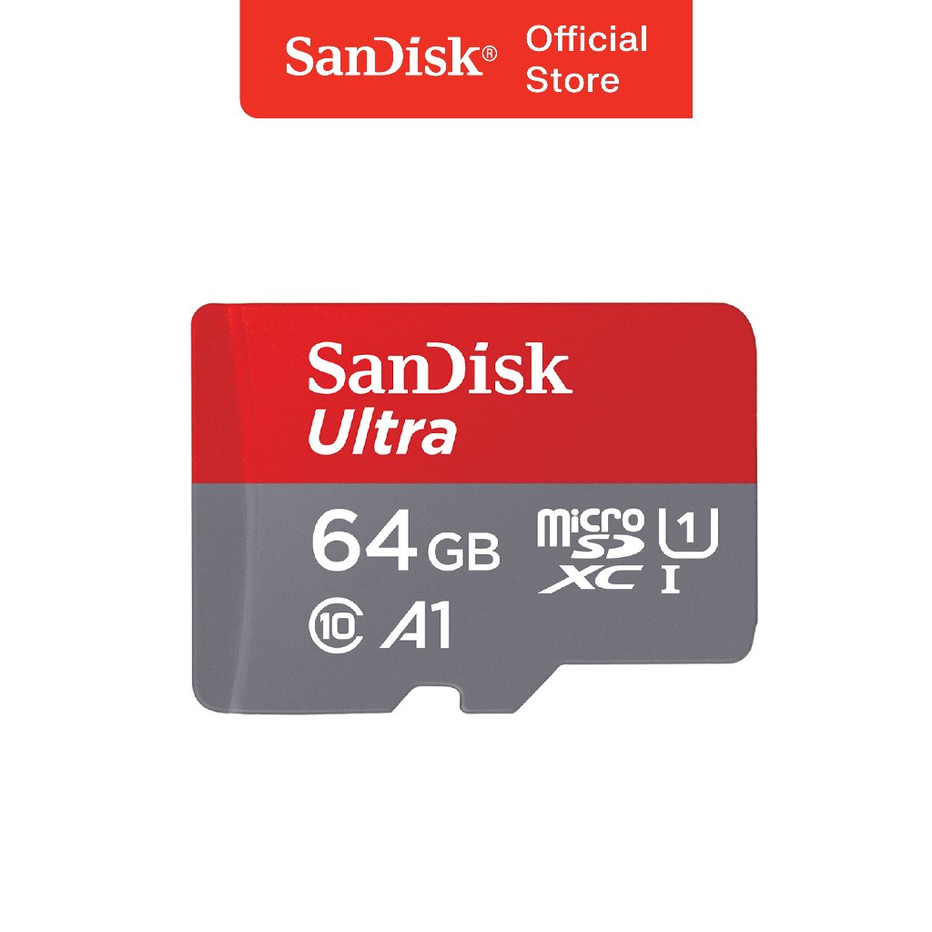 Sandisk Micro SD CL10 A1 (NA) - 64GB 140Mbps Sandisk Micro SD CL10 A1 (NA) - 64GB 140Mbps