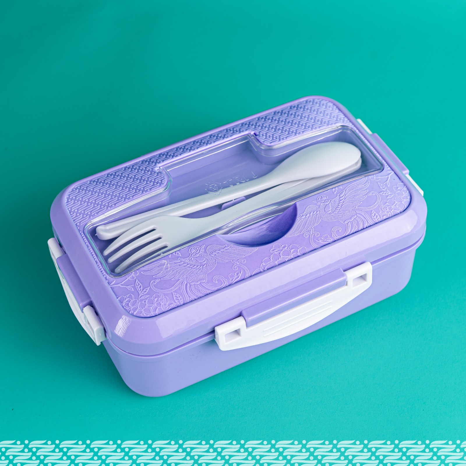 TRI J - Lunch Box 4in1 + Sendok dan Garpu