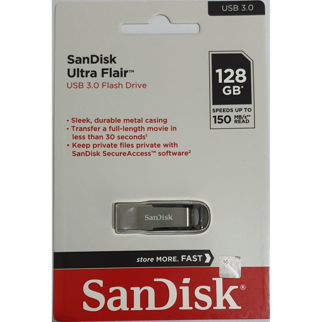 Sandisk Flashdisk Ultra Flair - 128GB USB 3.0 CZ73 Sandisk Flashdisk Ultra Flair - 128GB USB 3.0 CZ73