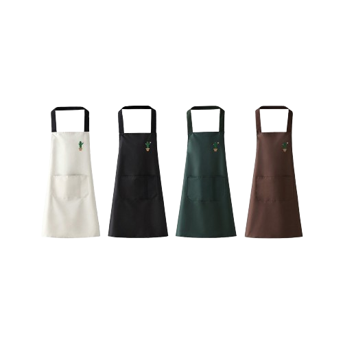 Celemek Masak Polos Bahan PVC Premium Anti Air (Apron Masak)