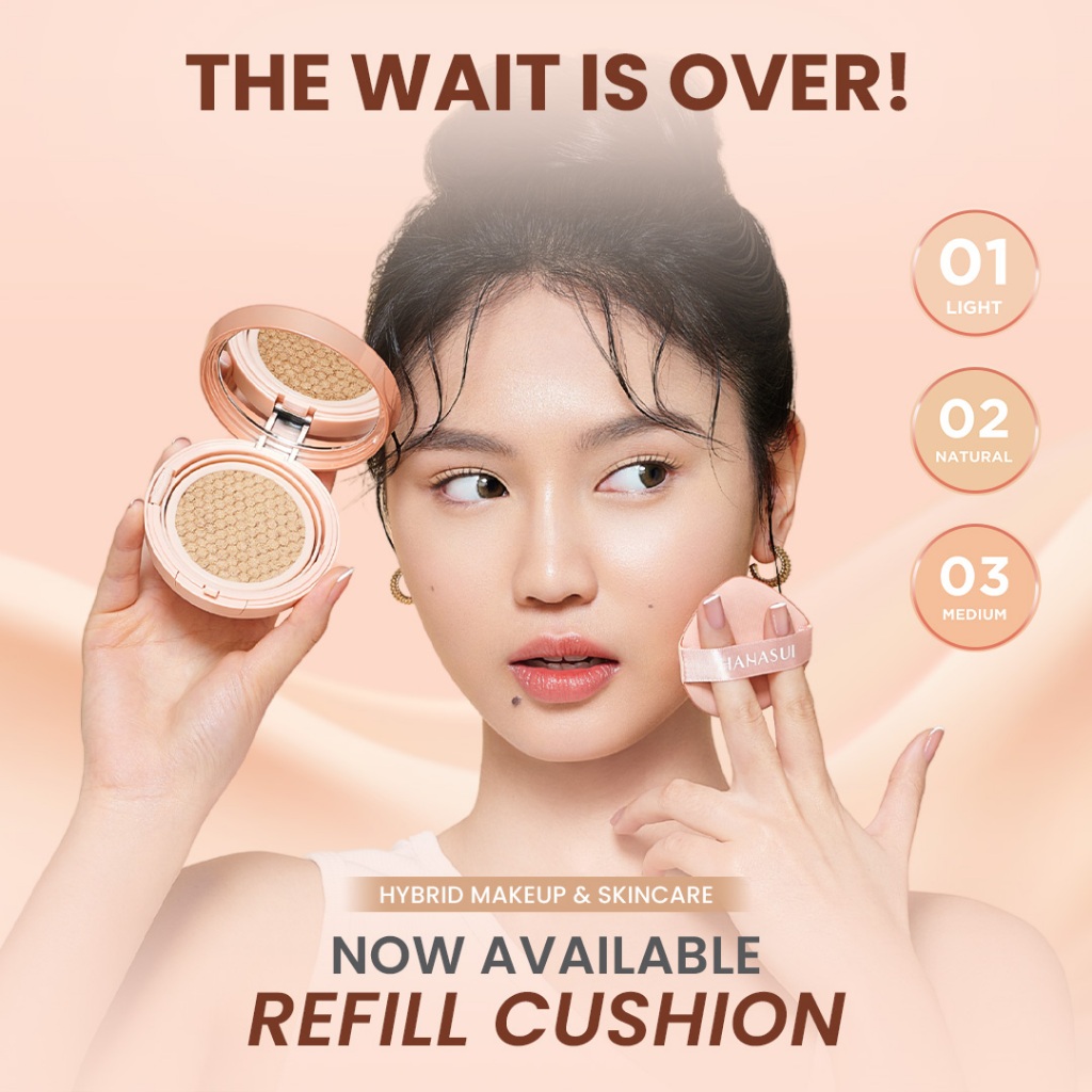 Hanasui Serum Cushion REFILL 15gr - 02 Natural