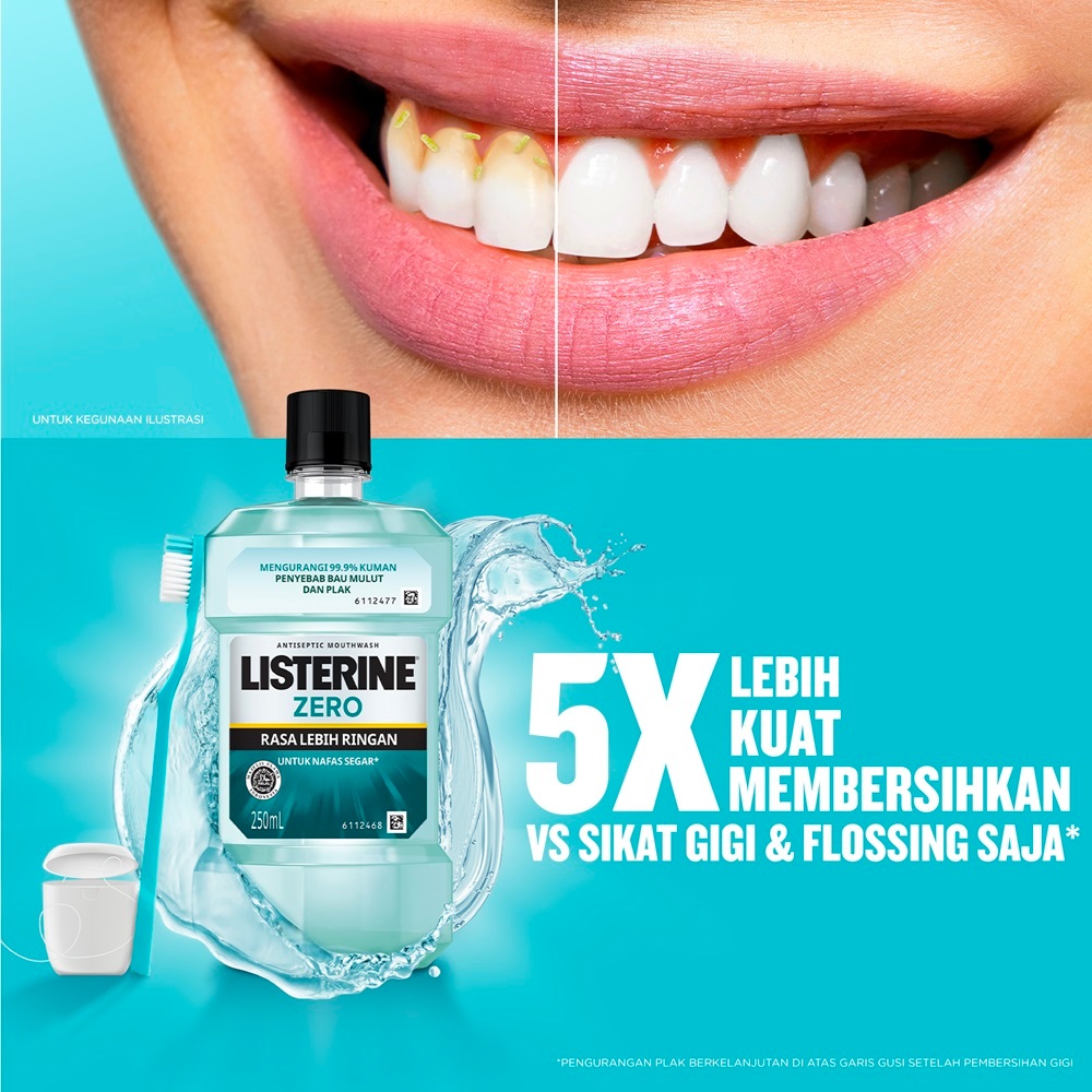 Listerine Antiseptic Mouthwash - Zero 250ml