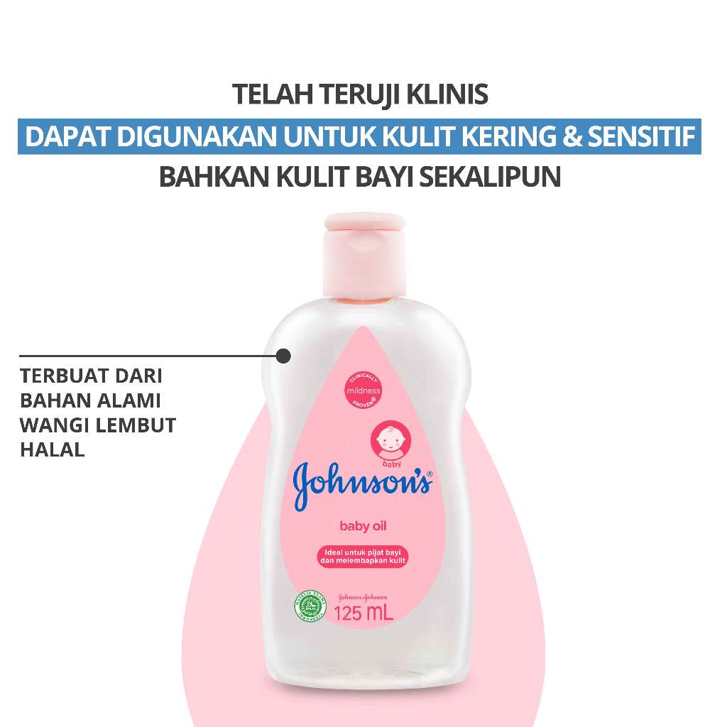 Johnsons Baby Oil 125ml
