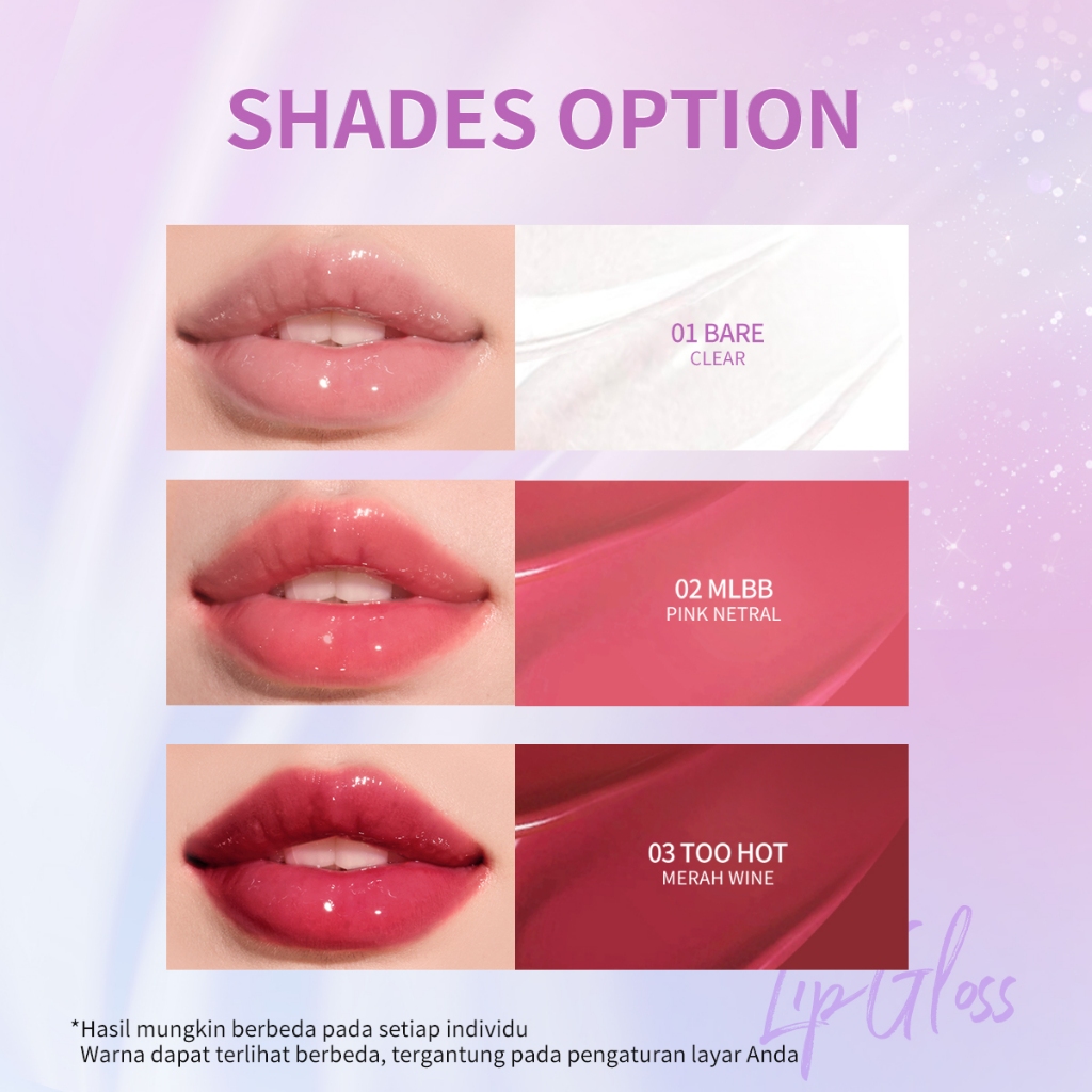 BNB Barenbliss Plum Makes Plumping Lip Gloss 2.5gr - 01 Bare