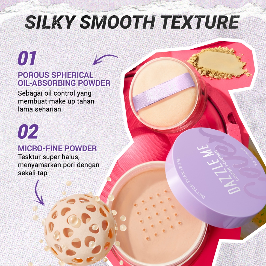 Dazzle Me Better Than Filter Fixed Loose Powder 8gr - C02 Light Ivory