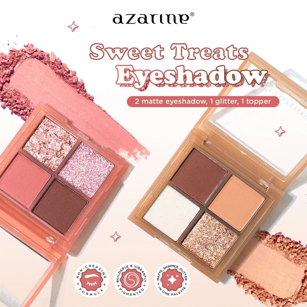 Azarine Sweet Treats Eyeshadow 5.5gr - 01 Sugar Rush