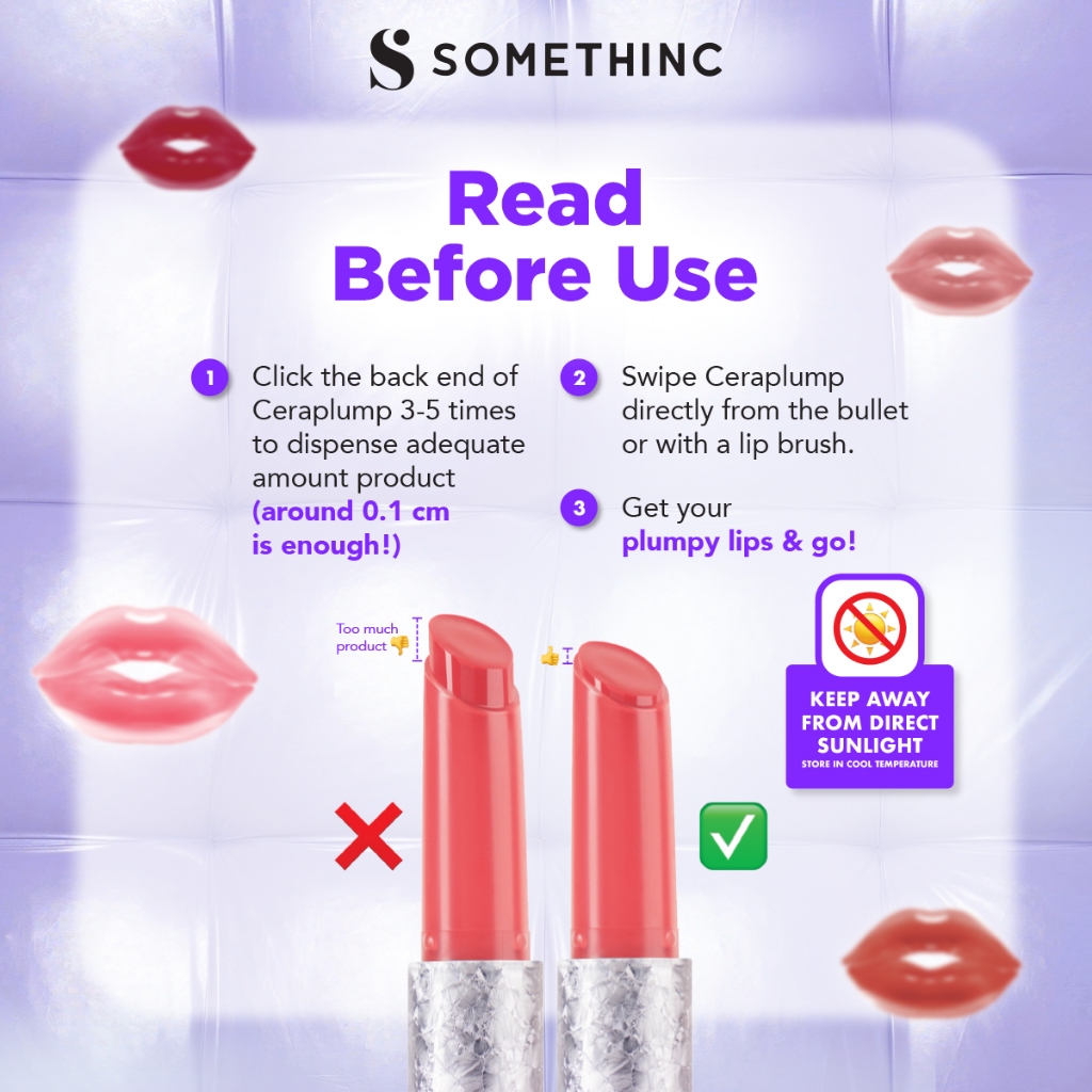 Somethinc Ceraplump Tinted Lip Balm SPF25 PA++++ 2gr - 10 Walnut