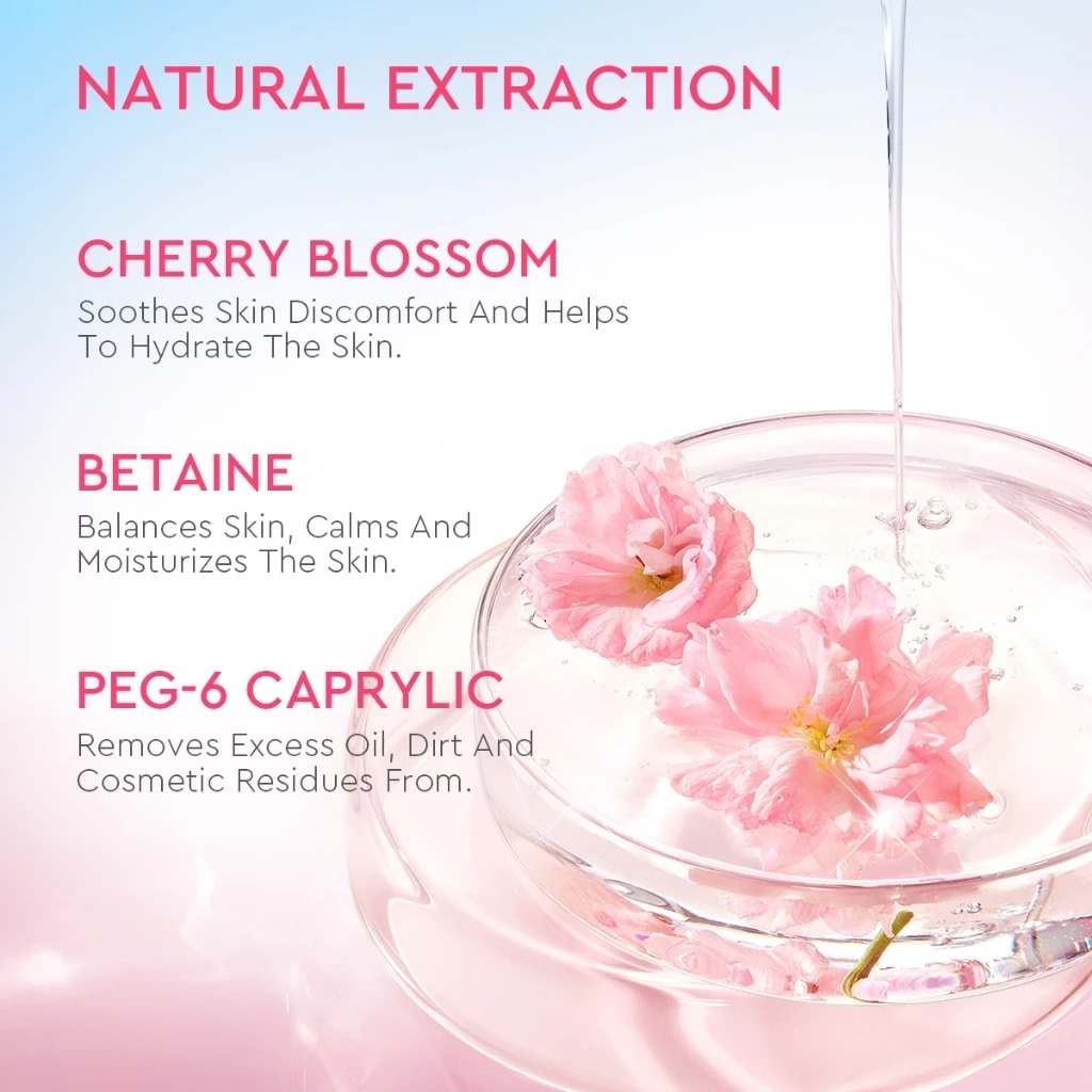 Glad 2 Glow Micellar Water - Cherry Blossom Betaine 130ml