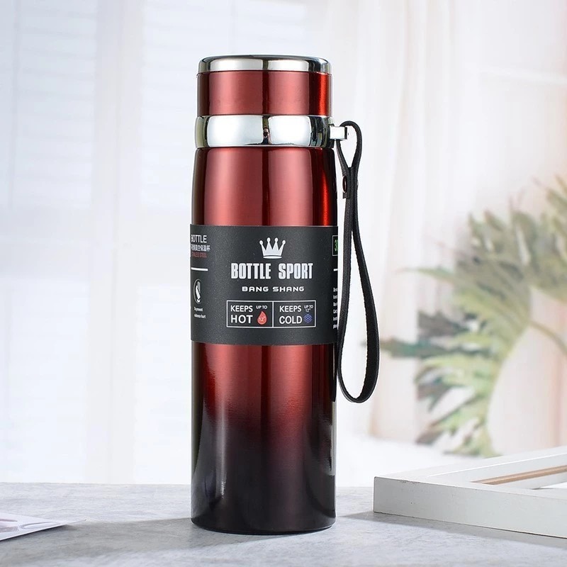 Termos Flask Metal 1000ml (314-18) - Termos Travel Botol Air Minum Tahan Panas Dingin