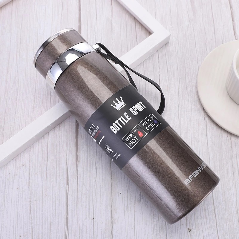 Termos Flask Metal 1000ml (314-18) - Termos Travel Botol Air Minum Tahan Panas Dingin