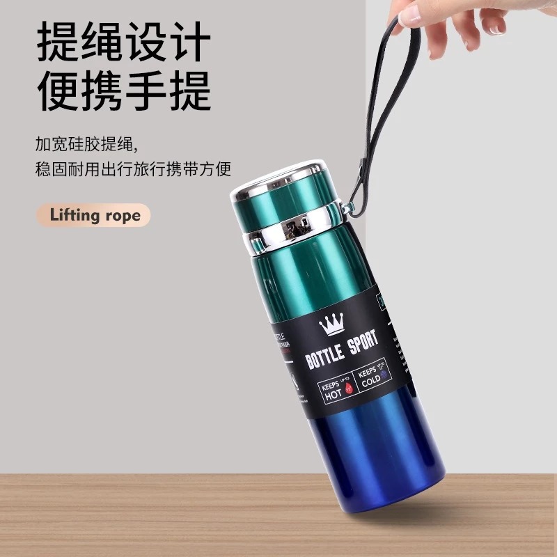 Termos Flask Metal 1000ml (314-18) - Termos Travel Botol Air Minum Tahan Panas Dingin