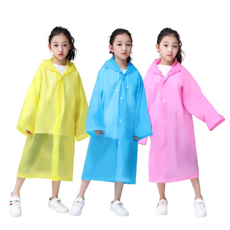 Jas Hujan ANAK Model Ponco Eva Lightweight Raincoat