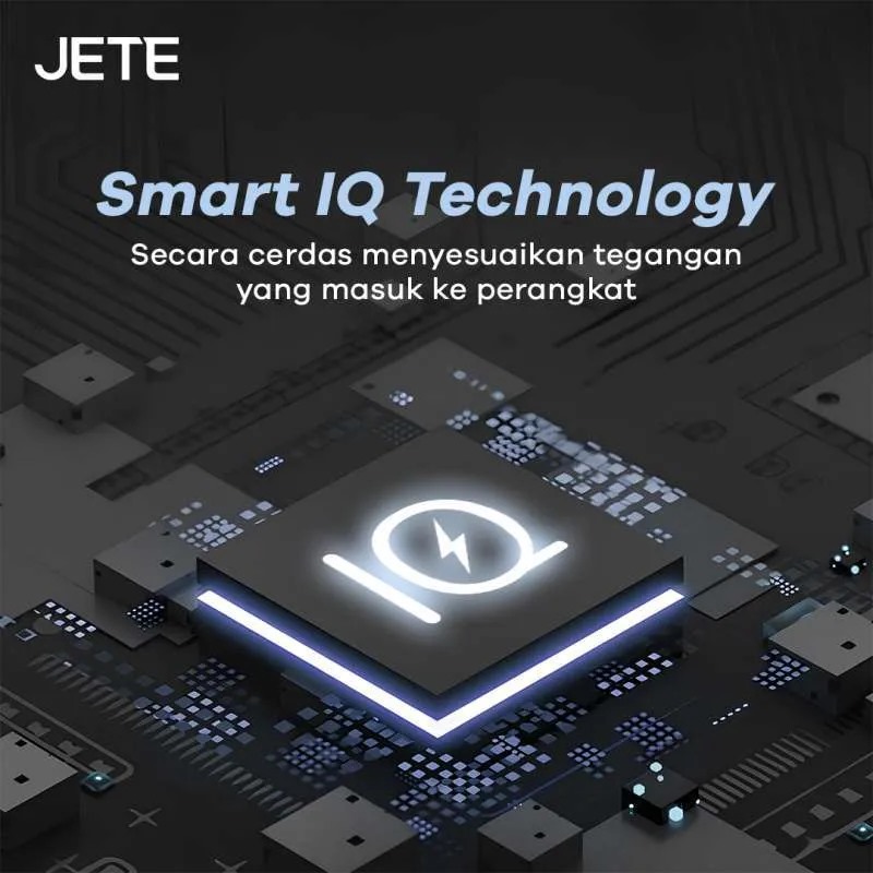 JETE Charger E31 Adaptor USB-C & USB-A + Kabel Type C to Type C (20W)