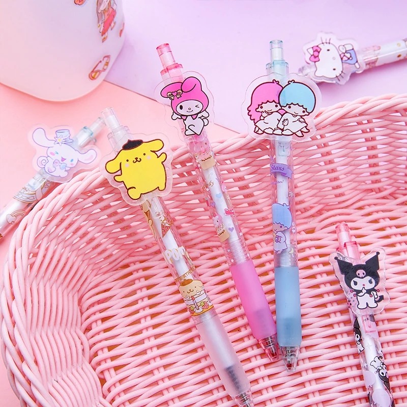 Pulpen Cetek Sanrio - Ballpoint/Pena Akrilik Mekanik 0.5mm