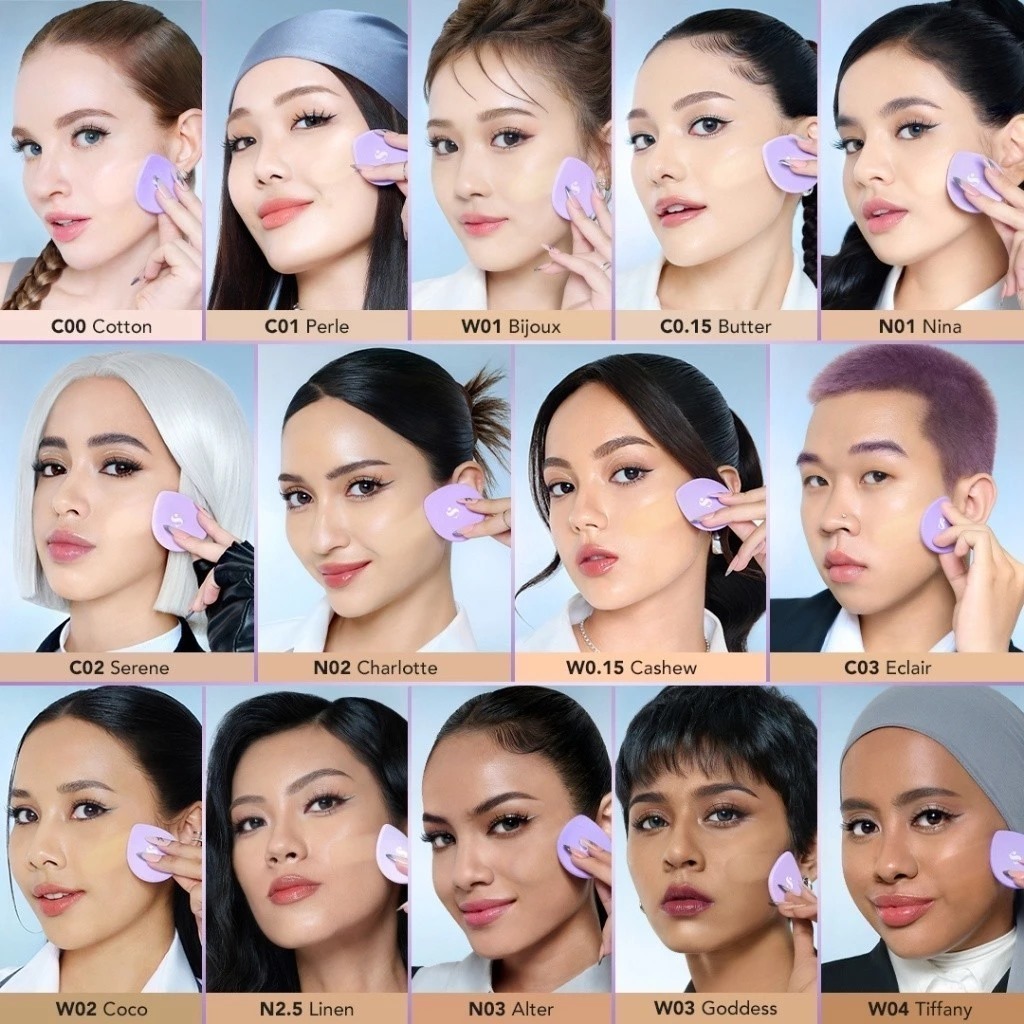 Somethinc Copy Paste Coverblur Powder Foundation 12gr - N02 Charlotte