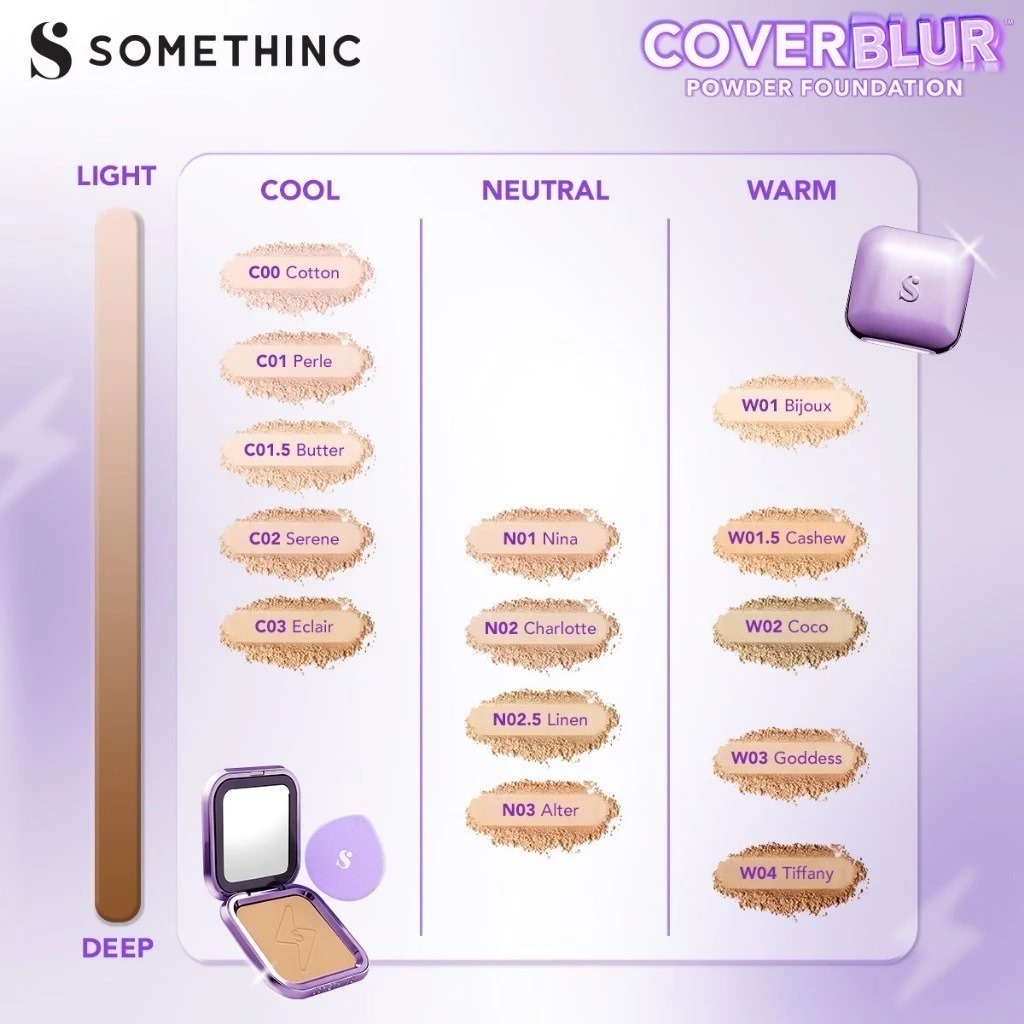 Somethinc Copy Paste Coverblur Powder Foundation 12gr - N03 Alter