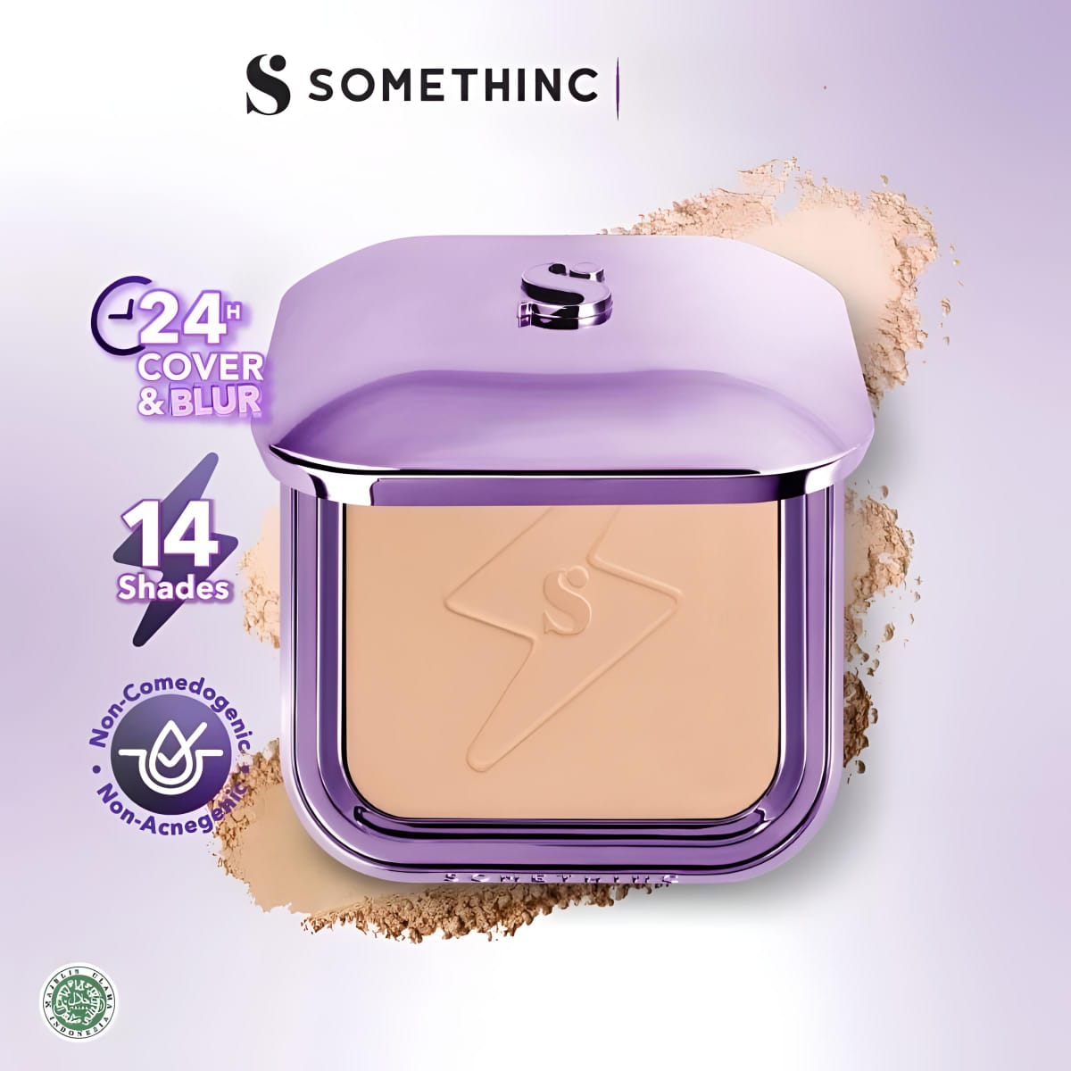 Somethinc Copy Paste Coverblur Powder Foundation 12gr - W01.5 Cashew