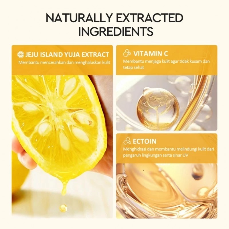 Glad 2 Glow Moisturizer - Jeju Tangerine Vita C Power Bright Glow 30gr