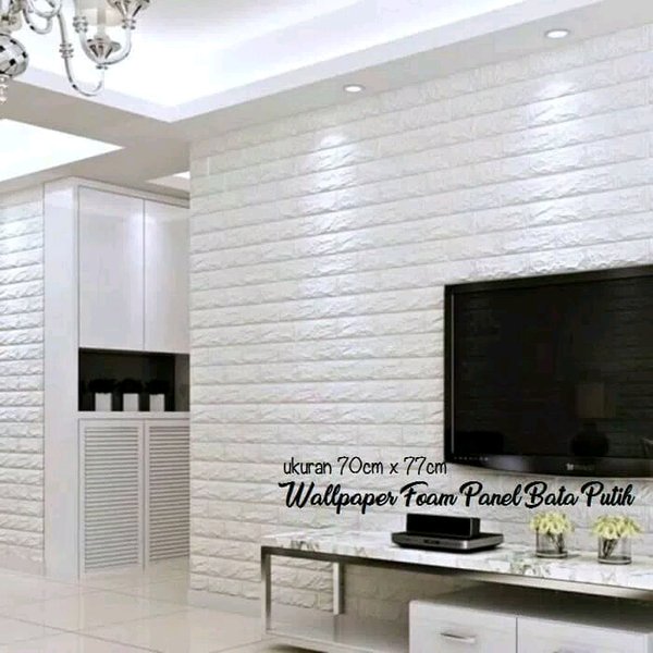 Wallpaper 3D Brick Foam  3mm - Wall Sticker Dekorasi Dinding Bata