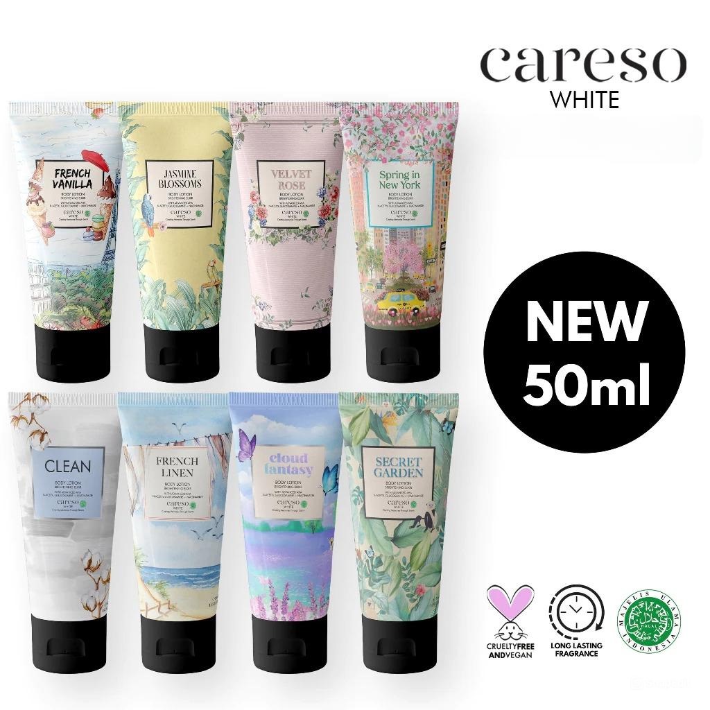 Careso Body Lotion Brightening Elixir 50ml (Tube) - French Vanilla