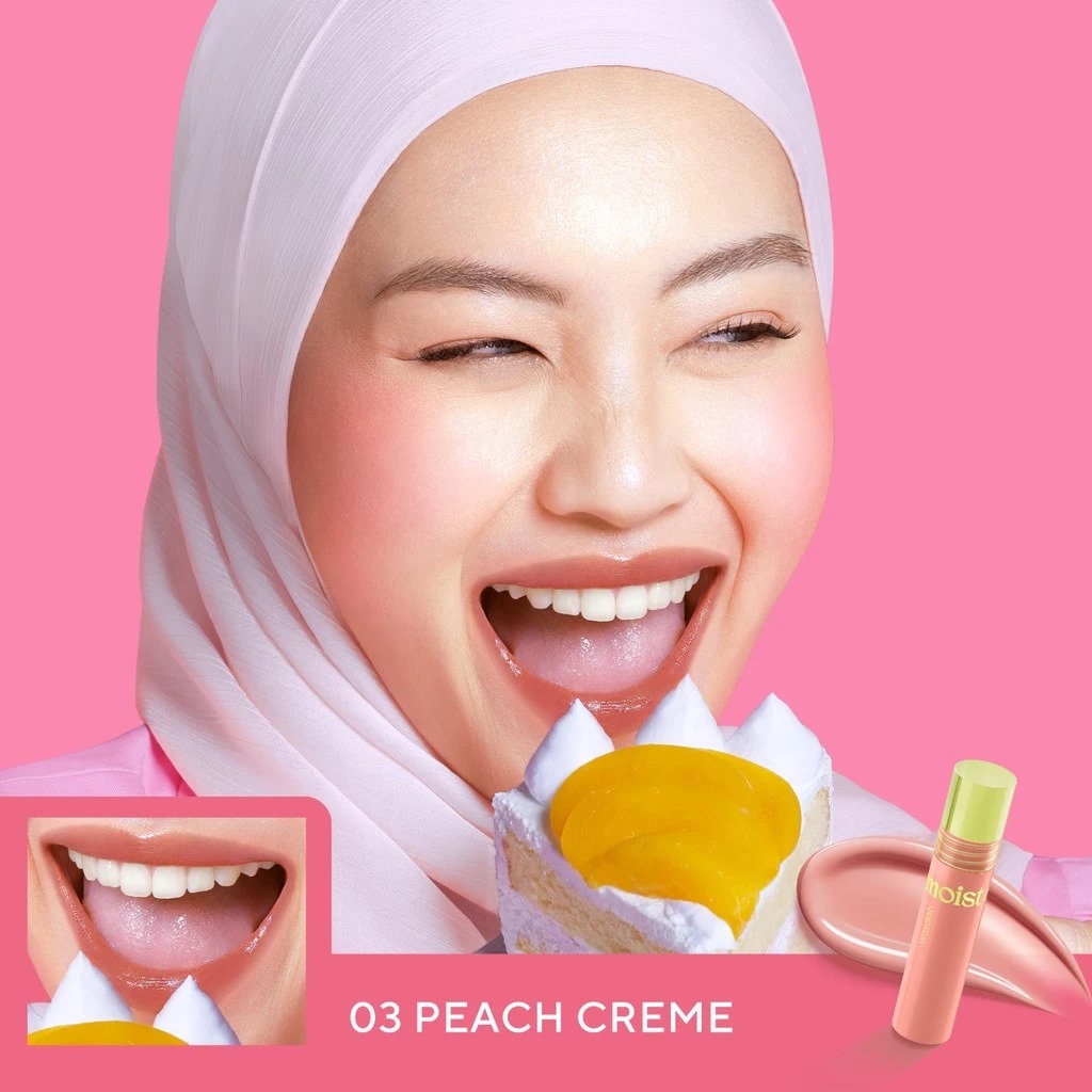 Wardah Moist Dew Tint 3gr - 03 Peach Crème