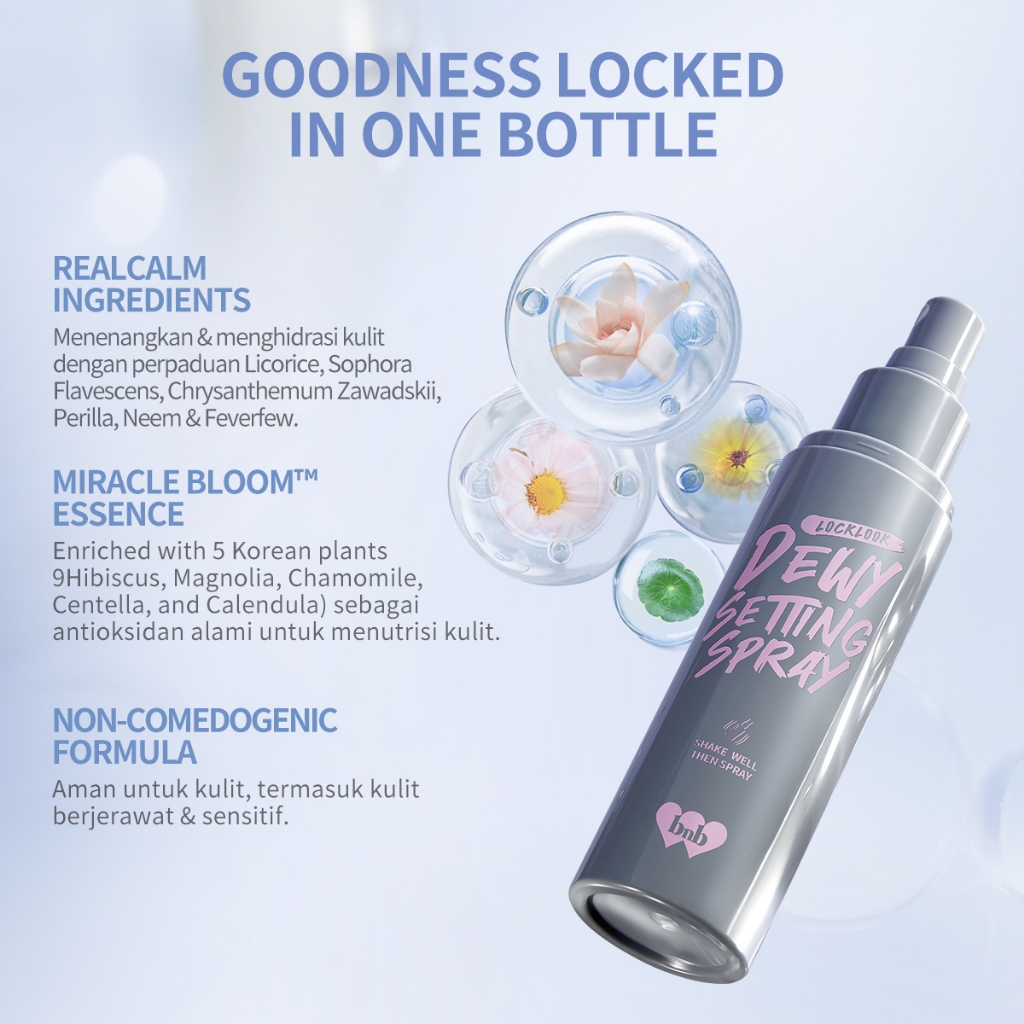 Barenbliss Locklook Dewy Setting Spray 110ml