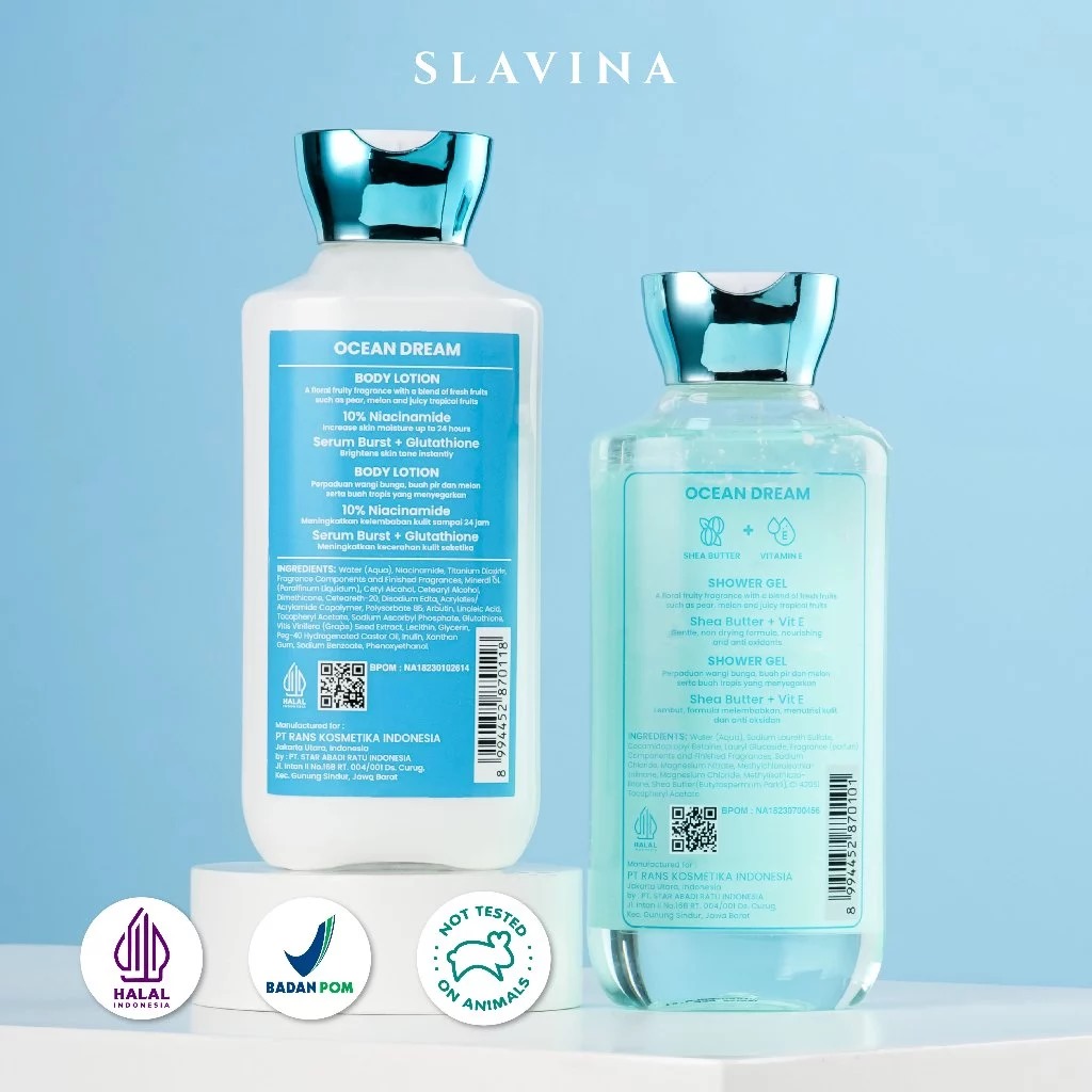 Slavina Body Lotion 350ml - Ocean Dream