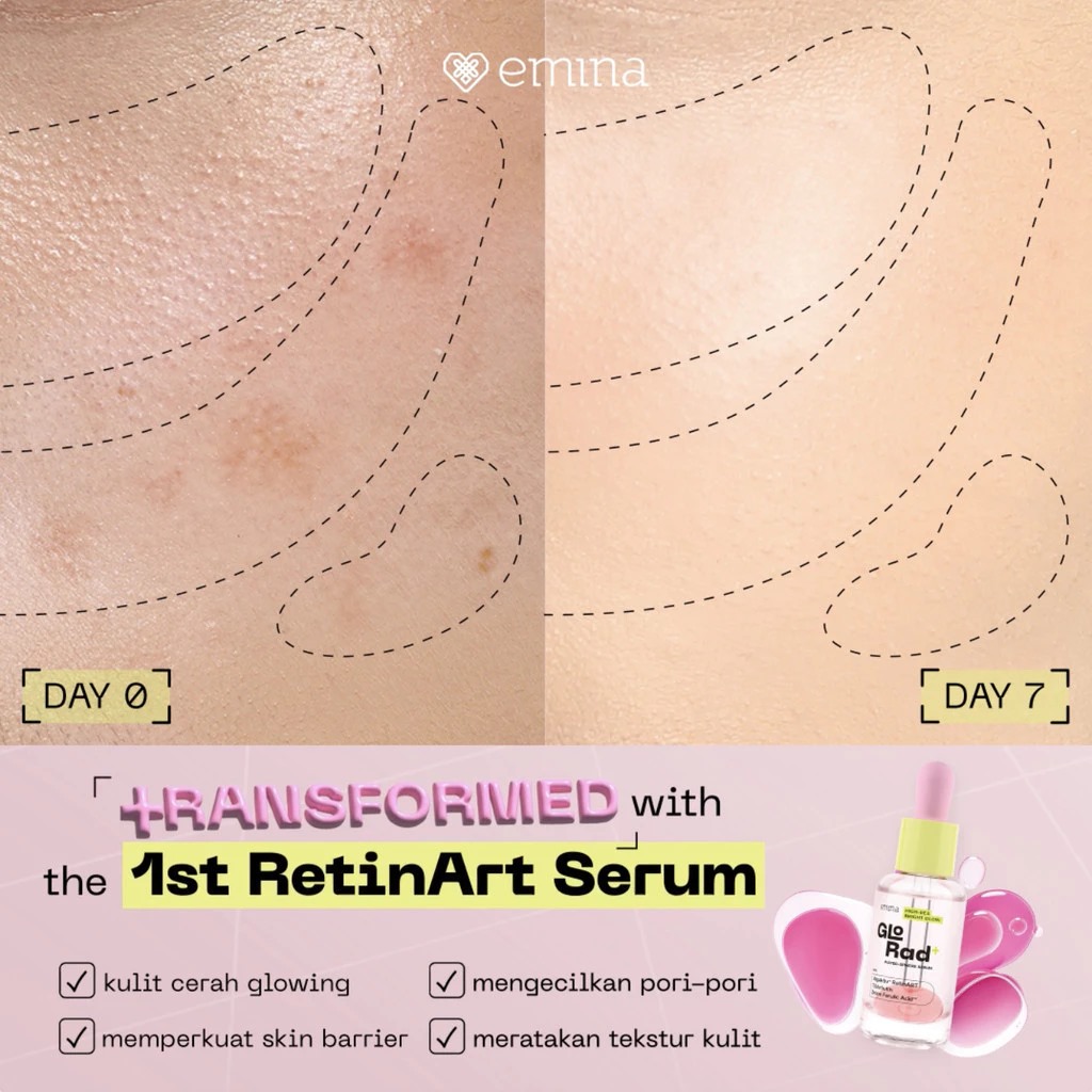 Emina GloRad+ High-Res Bright Glow Water-Sphere Serum 20ml