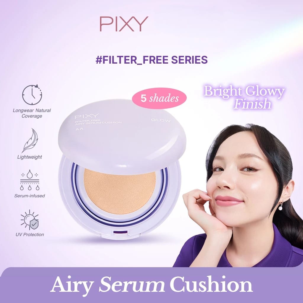 Pixy Airy Serum Cushion Glow 15gr - N23 Light Beige