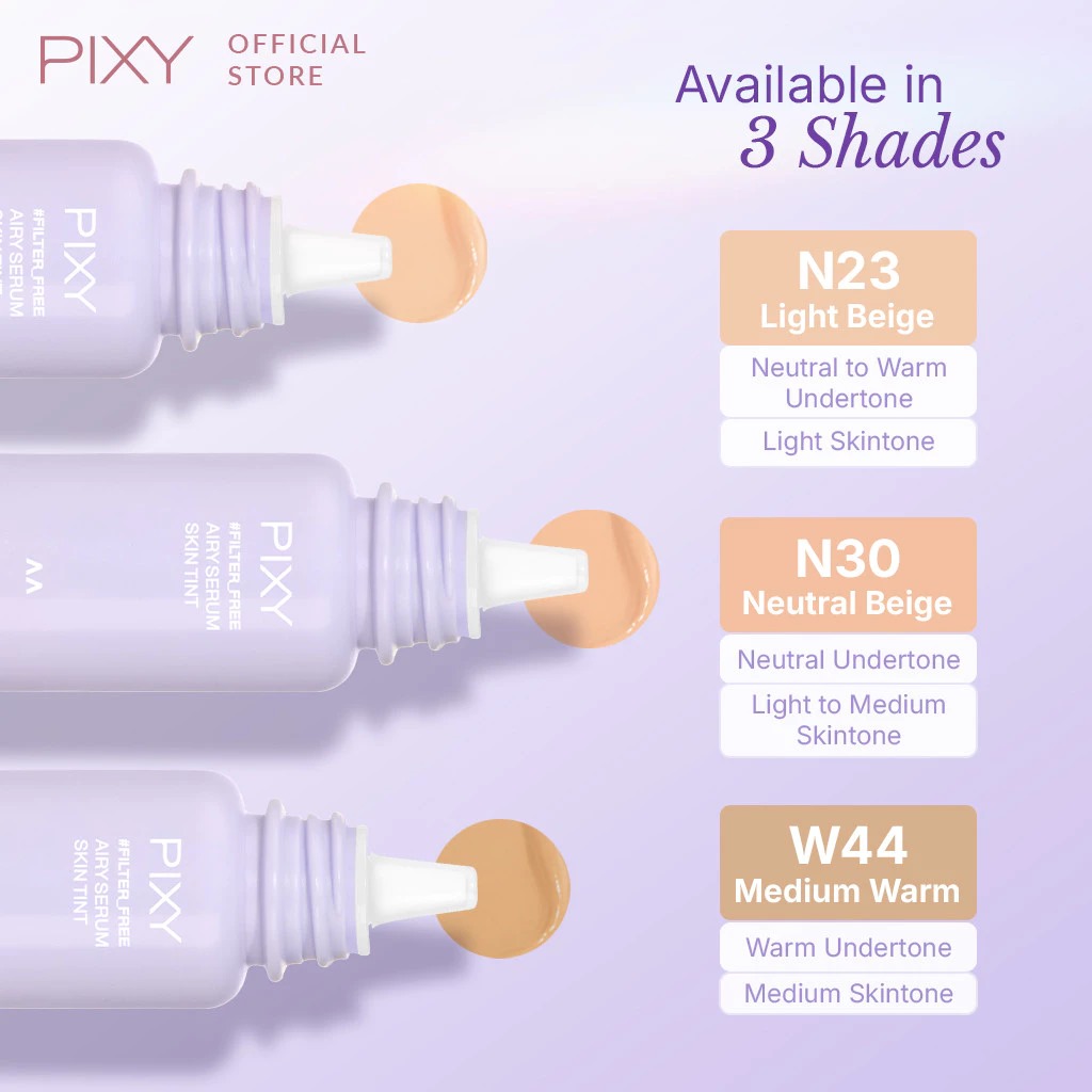 Pixy Airy Serum Skin Tint 25gr  - W44 Medium Warm